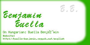 benjamin buella business card